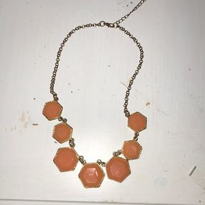 Gold and orange necklace